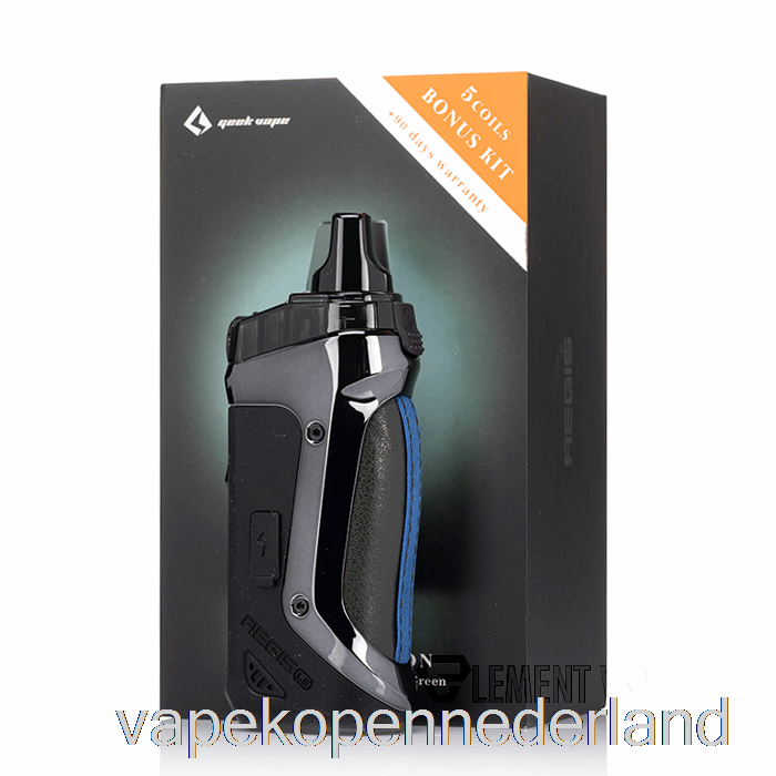 Elektronische Sigaret Vape Geek Vape Aegis Boost 40w Pod Mod Kit Le Bonuskit - Middernachtgroen